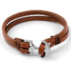 Anker Hakenverschluss, vergoldeter Edelstahl, Ma&szlig;en 32x21x6 mm, Lochgr&ouml;&szlig;e 5x7 mm, 1 Stck