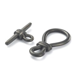 Bidsell�s, 304 rustfrit st�l, sort, l�s 34x17x4 mm, stav 26x13,5x4,5 mm, 1 s�t