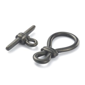 Bidsell�s, 304 rustfrit st�l, sort, l�s 34x17x4 mm, stav 26x13,5x4,5 mm, 1 s�t
