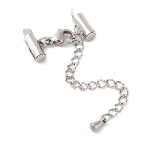 Verl�ngerungskette mit Karabiner, Edelstahl, 56 mm, 1 Set