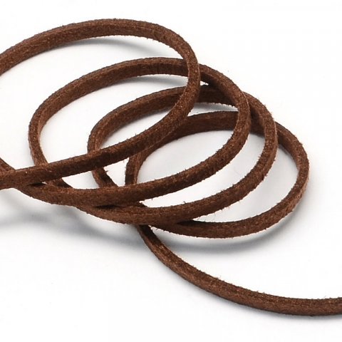 Ruskind (imiteret), brun, 3x1,2 mm, 2 meter