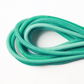 Rundgenähtes Leder, antik türkis, 5 mm, 20 cm. Beim Kauf von mehreren Einheiten liefern wir am Stk.