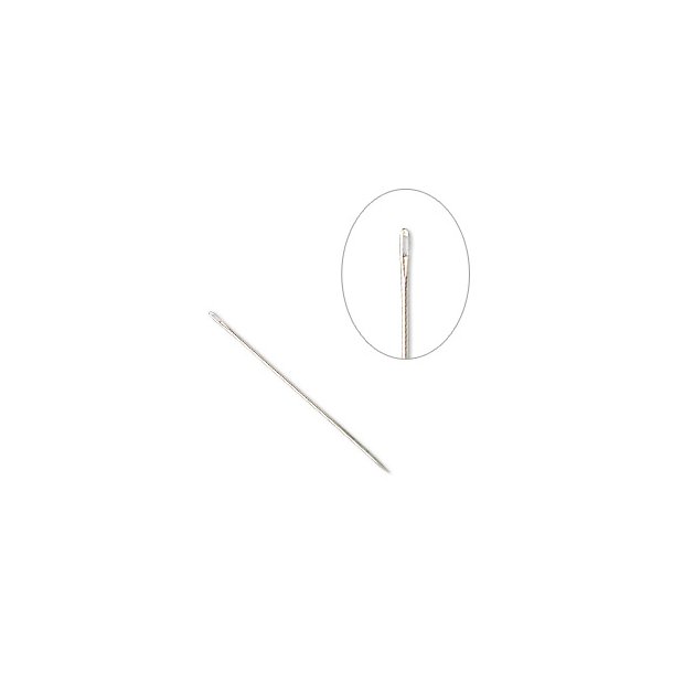 Sewing needle with triangular tip for sewing leather, 37x0.7mm, 5pcs.