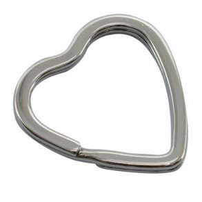 Split ring for keys, gilded stainless steel, 32x3mm, 1pc.