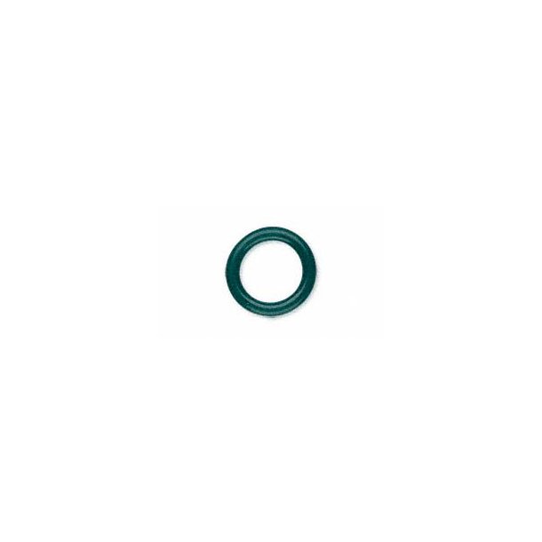 Rubber O-ring, dark green, 15/10mm, 100pcs.