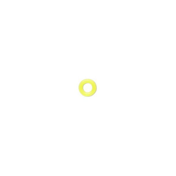 Rubber O-ring, neon yellow, 9/5mm, 300pcs.