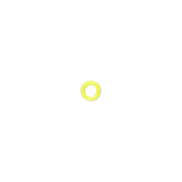 Rubber O-ring, neon yellow, 10/6mm, 300pcs.