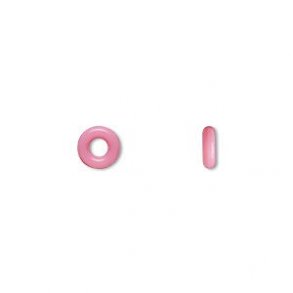 Rubber O-ring, light pink, 7/3mm, 300pcs.