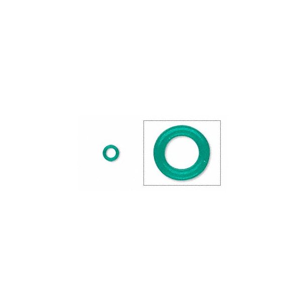 Rubber O-ring, green, 5/3mm, 500pcs.