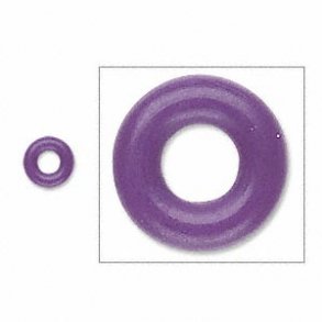 Rubber O-ring, purple, 7/3mm, 300pcs.