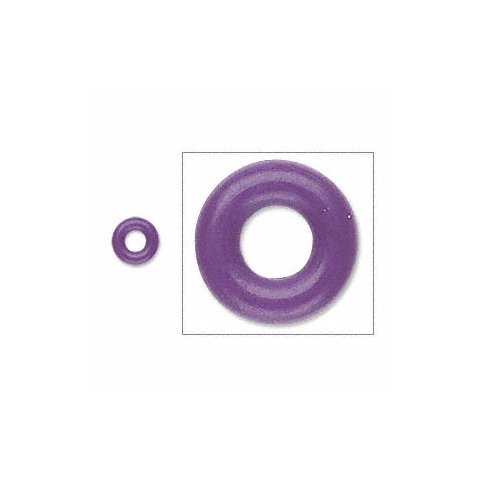 Gummi O-ring, lilla, 7/3 mm, 300 stk.