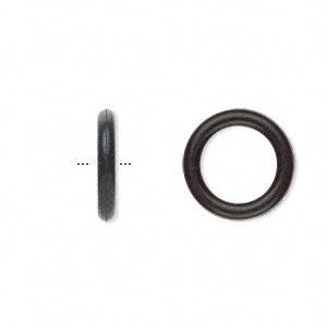 Gummi-O-Ring, schwarz, 12/8 mm, 200 Stück.