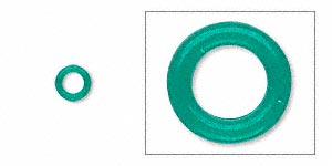Gummi-O-Ring, grün, 5/3 mm, 500 Stück.