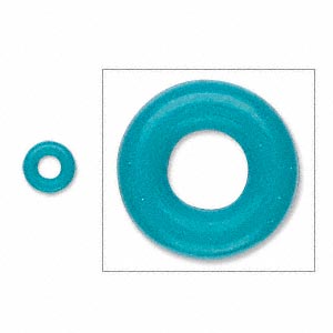 Gummi-O-Ring, türkis, 7/3 mm, 300 Stk.