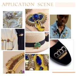 Franz&ouml;sischer Draht, vergoldete Metallspirale, Drahtst&auml;rke 0,2 mm, Durchmesser 1 mm, ca. 350 cm