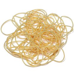 Franz&ouml;sischer Draht, vergoldete Metallspirale, Drahtst&auml;rke 0,2 mm, Durchmesser 1 mm, ca. 350 cm