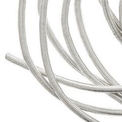Franz&ouml;sischer Draht, Metallspirale, silberfarben, Drahtst&auml;rke 0,15 mm, Durchmesser 1 mm, 10 cm