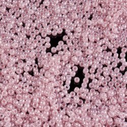 Toho Seed Beads, rosa, opak, gl&auml;nzend, #11, 2x1,5 mm, 10gr., 1100 stk