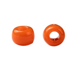 Toho Seed Beads, orange, undurchsichtig, #11, 2x1,5 mm, 10gr., 1100 stk