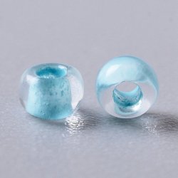 Toho Seed Beads, eisblau, semitransparent #11, 2x1,5 mm, 10gr, 1100 St�ck