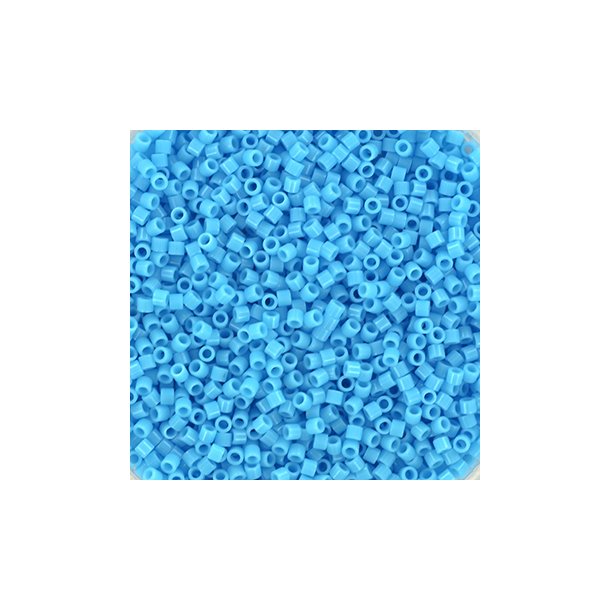 Delica, Gr&ouml;&szlig;e #15, t&uuml;rkisblau, opak, 1,1x1,3mm, 5,2 g, 1800 St&uuml;ck