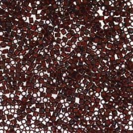 Delica Saatperlen, Rot-Grau/Blau, Picasso, Größe #11, 5,2 g