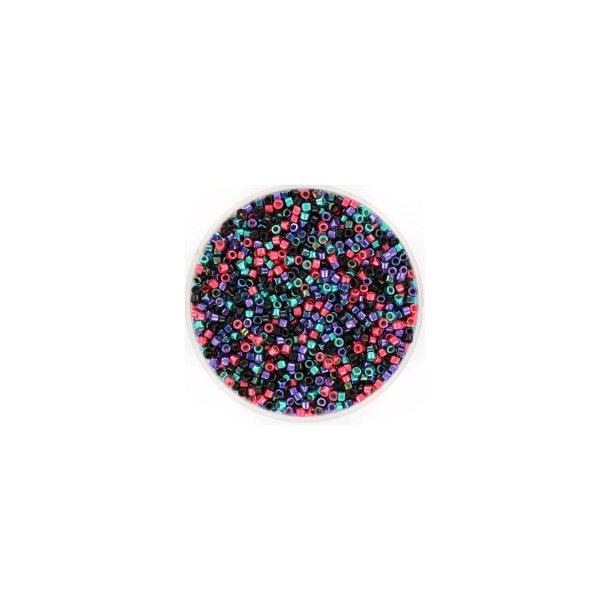 Delica seed beads, Mix126, Galaxy Mix, 4-color mix, size #11, 5.2 g