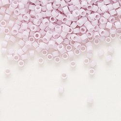 Delica, Gr&ouml;&szlig;e #11, Helles Lavendel, undurchsichtig, 1,1x1,7mm, 5,2 Gramm