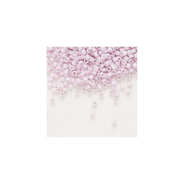 Delica, size #11, Pale lavender, opaque, 1,1x1,7mm, 5,2 grams