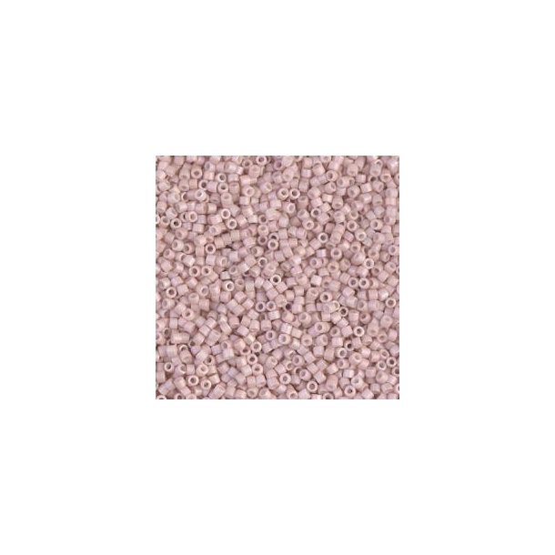 Delica, size #11, Dusty Pink champagne, slightly changing, AB, matte, 1,1x1,7mm, 5,2g