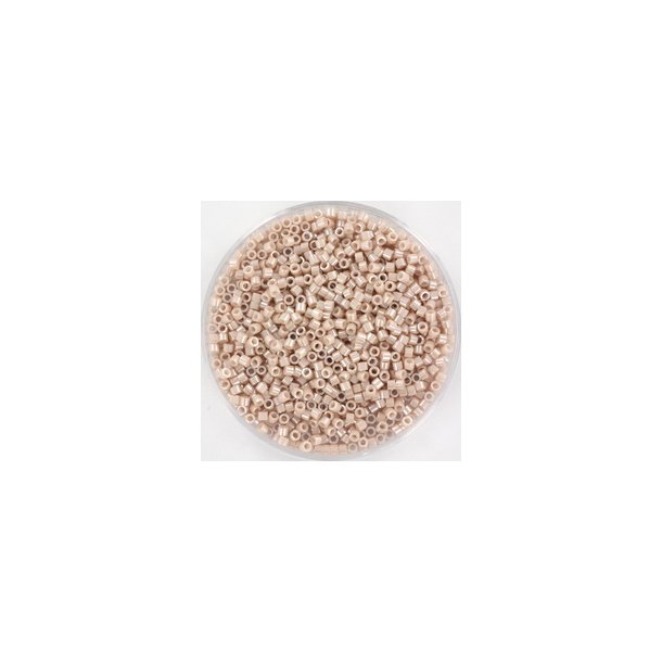 Delica, size #11, Light champagne/lavender, opaque,1,1x1,7mm, 5,2g