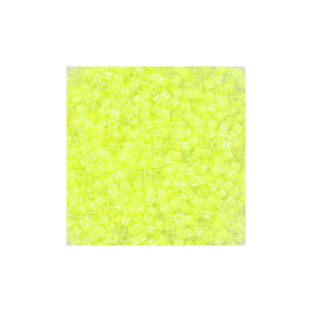 Delica, size #11, luminous lime aid, glass bead, 5.2 grams