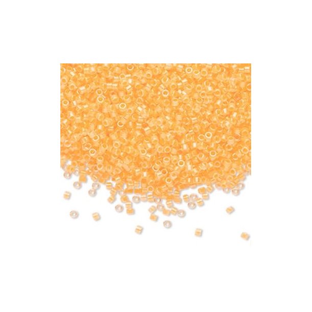 Delica, size #11, glass bead, light orange,  5,2 gr