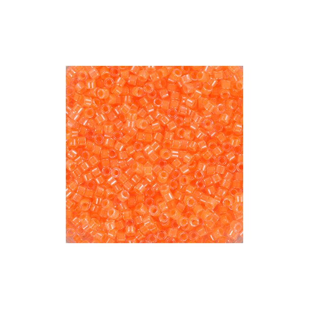 Delica, size #11, luminous creamsicle, orange, shiny, 1.1x1.7mm, 5.2gr