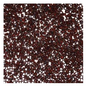 Delica Saatperlen, Rot-Grau/Blau, Picasso, Größe #11, 5,2 g