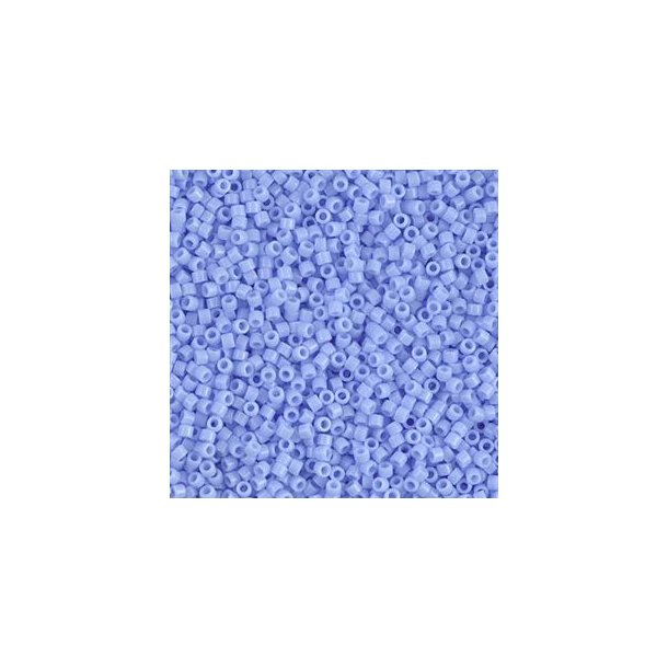 Delica, Gr&ouml;&szlig;e #11, Achat hellblau, Glasperlen, 1,1x1,7 mm, 5,2 g