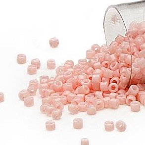 Delica, size #11, light salmon, 1.1x1.7mm, 5,2 grams