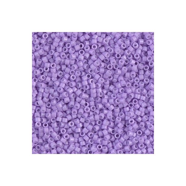 Delica, size #11, columbine purple, 1.1x1.7mm.