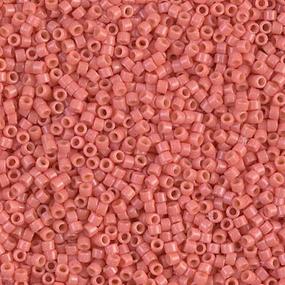 Delica, Größe #11, wassermelone, Glasperlen, 1,1x1,7 mm.