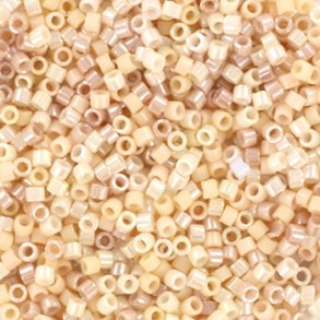 Delica seed beads, Glasperlen, Mix31, Soft shimmer, 5-Farben, Größe #11, 5,2g