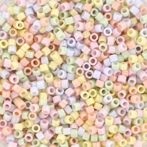 Delica seed beads, Glasperlen, Mix53, Unicorn, 5-Farben, Größe #11, 5,2g