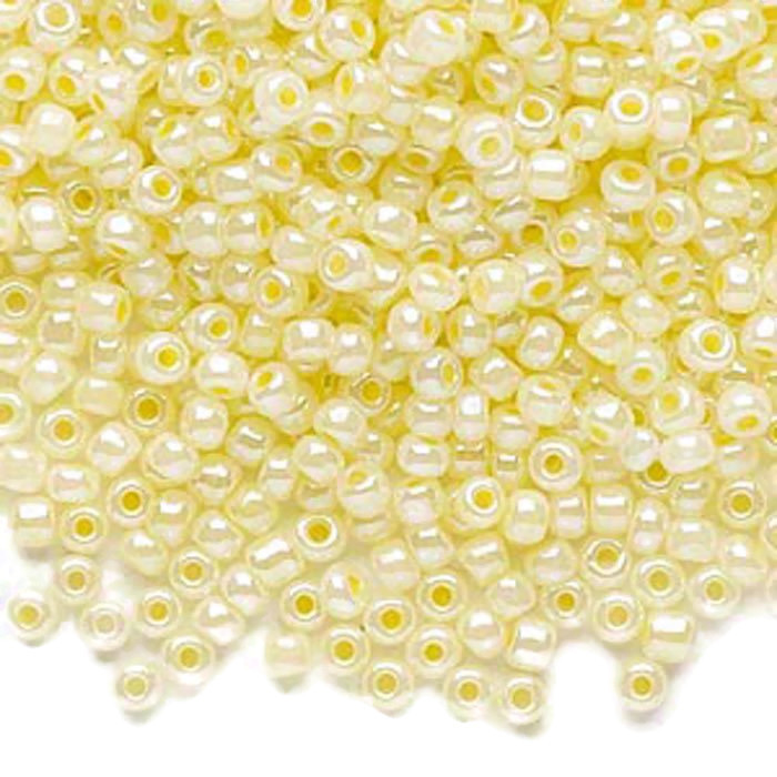 Matsuno Seed beads (8/0), opak Sahne, 700 Stk.