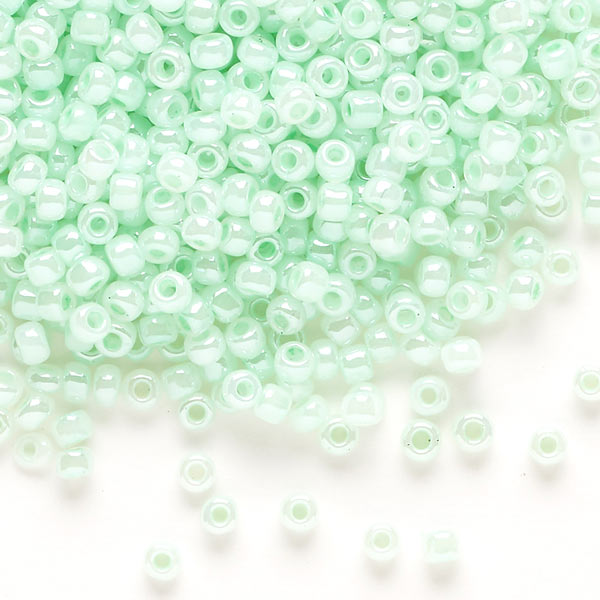Matsuno Seed beads (8/0), pastelliges Hellgrün, 700 Stk.
