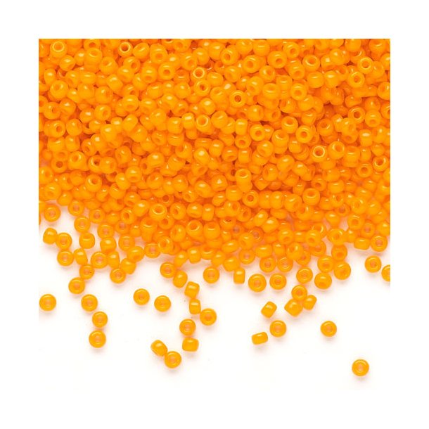 Matsuno seed bead #11, red, orange, 2x1.6mm, 40gr, ca. 4100pcs, 