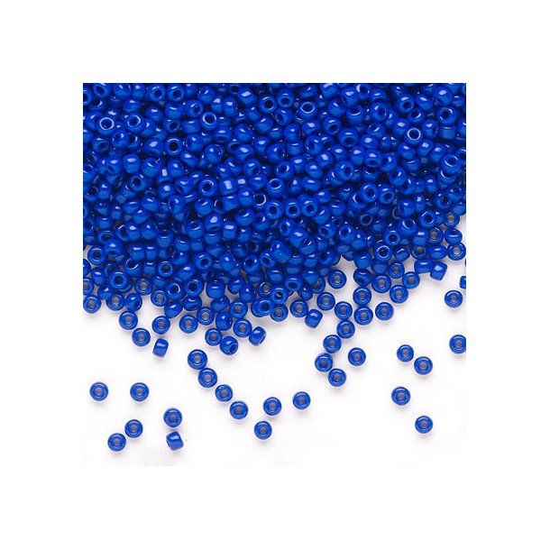 Matsuno seed bead #11, dark blue, opaque, 2x1.6mm, 40gr, ca. 4100pcs, 