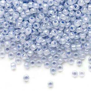 Matsuno seed bead (8/0), opque light blue, 700pcs.