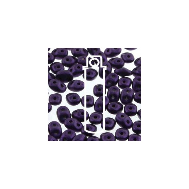 Matubo Mini-duo, 2-hole bead, purple, 2x4mm, 8g, approx. 180 pcs