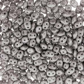 Grey Picasso - SuperDuo, 2.5x5mm 22g Grey Picasso - SuperDuo, 2.5x5mm 22g