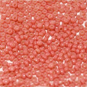 Miyuki seed bead, Wassermelone rosa, opak, Gre #11, 2x1,5 mm, 12g, ca. 1200 stk