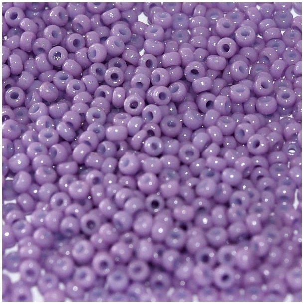 Miyuki seed bead, Crocus lilac, Opaque, size #11, 2x1,5 mm, 1200 pcs